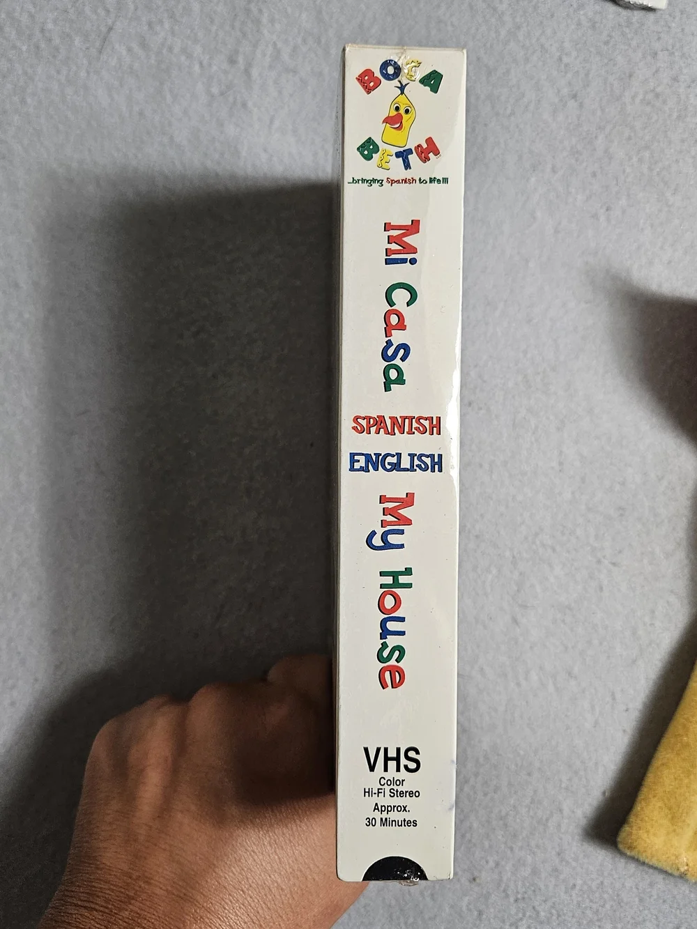 Vintage Boca Beth Spanish Learning Set Puppet CD VHS